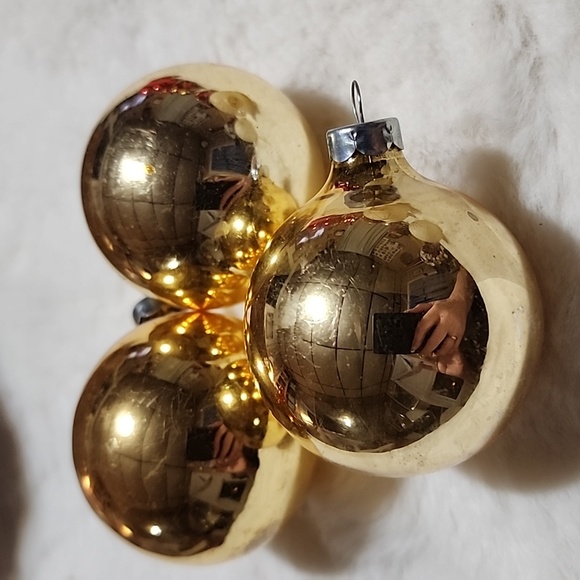 VINTAGE CHRISTMAS DECORATIVE ORNAMENTS FOR CHRISTMAS TREE / BASKET - Picture 6 of 9